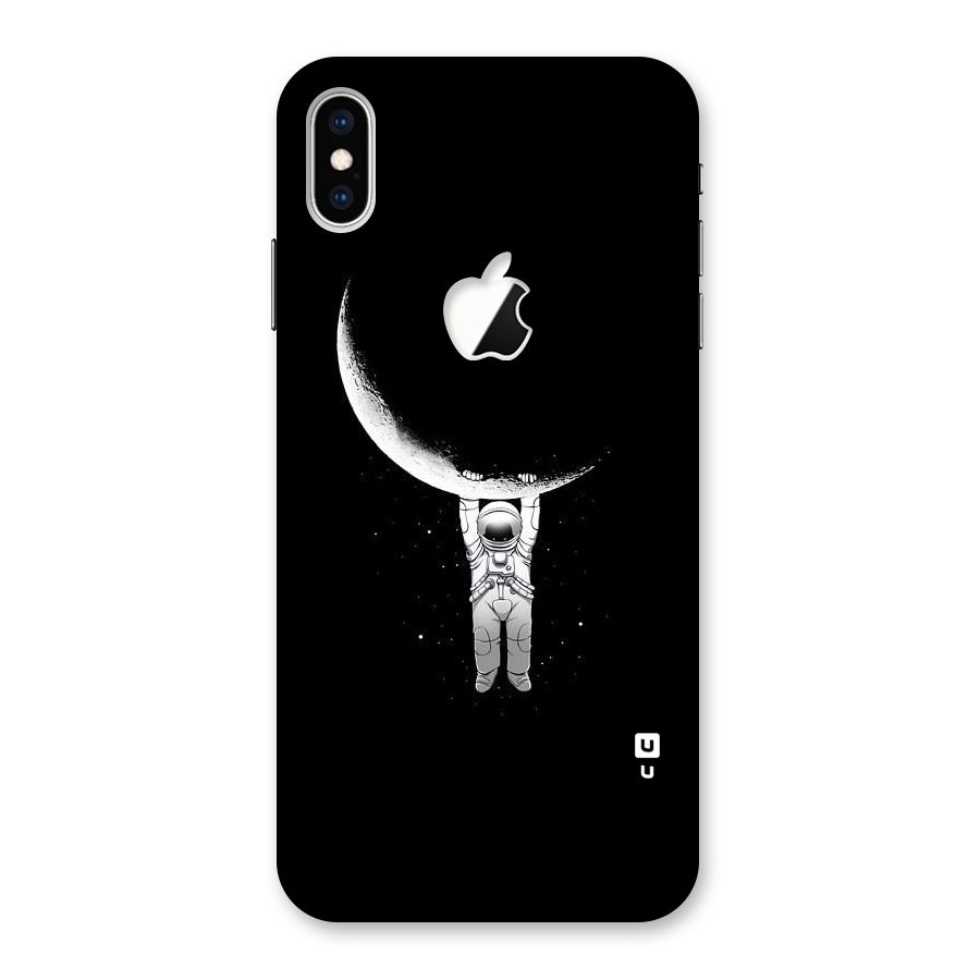 Hanging Astronaut Back Case for iPhone XS Max Apple Cut