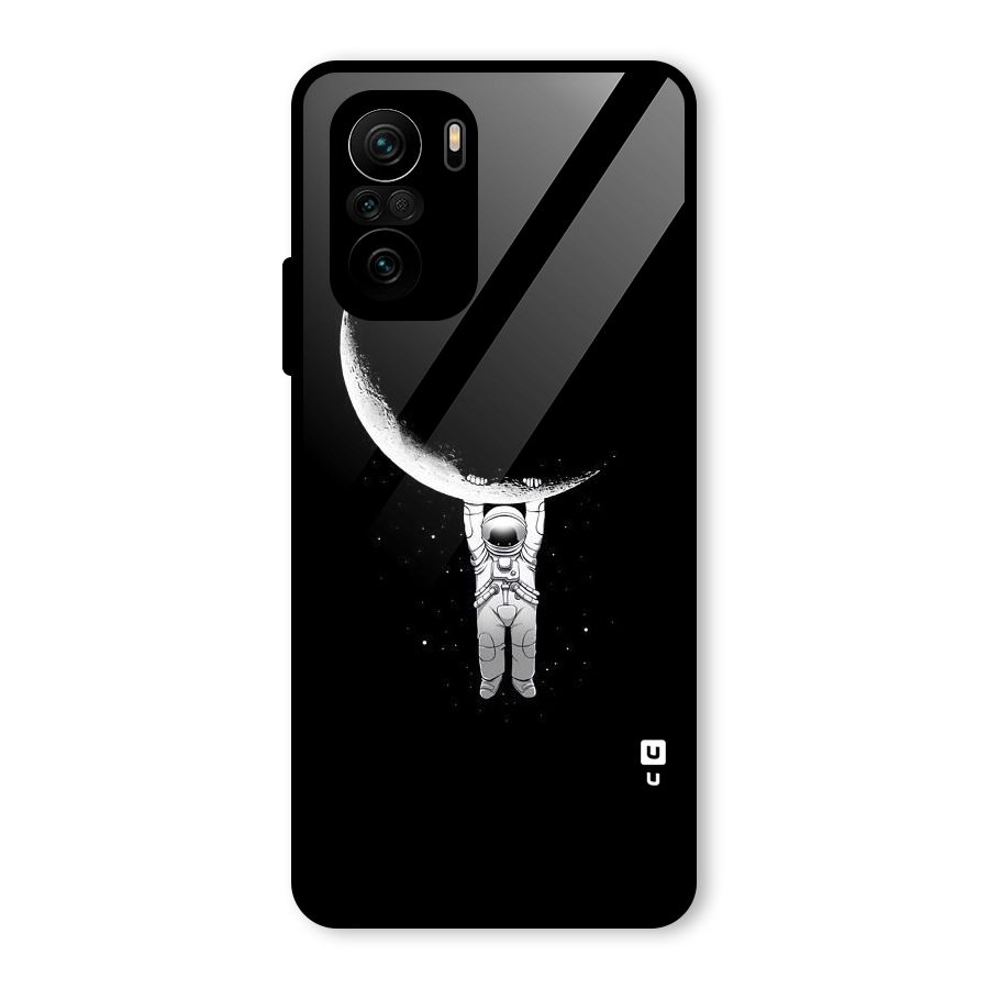 Hanging Astronaut Glass Back Case for Mi 11X Pro