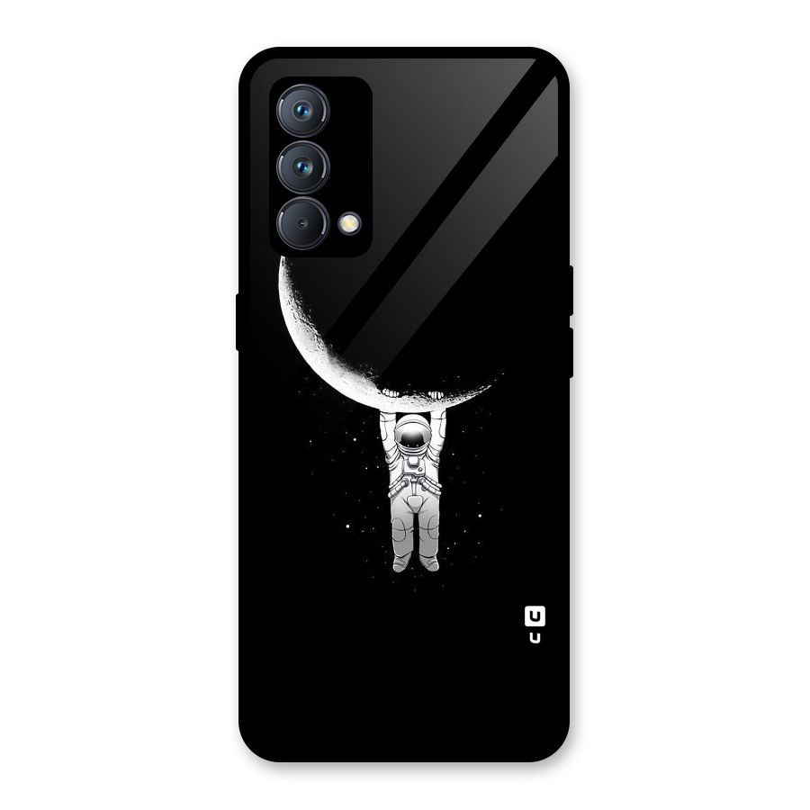 Hanging Astronaut Glass Back Case for Realme GT Master Edition