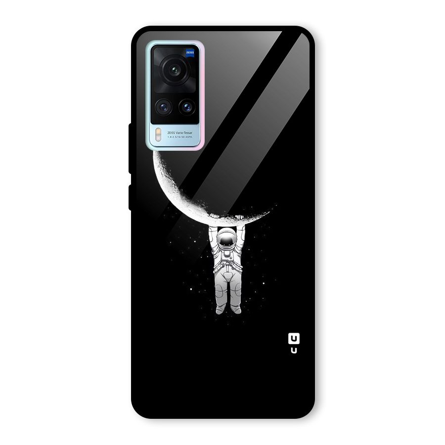 Hanging Astronaut Glass Back Case for Vivo X60
