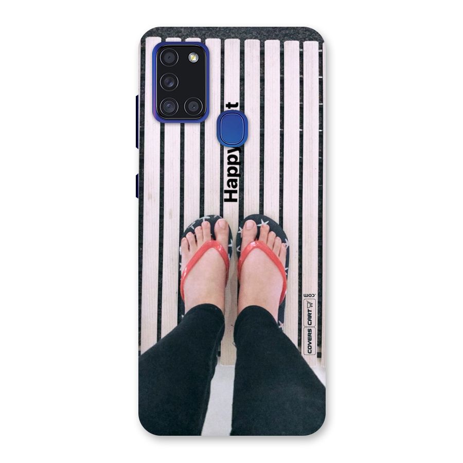 Happy Feet Back Case for Galaxy A21s