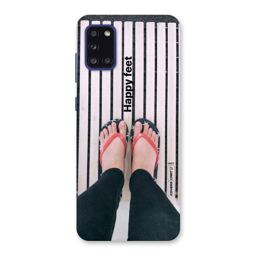 Happy Feet Back Case for Galaxy A31