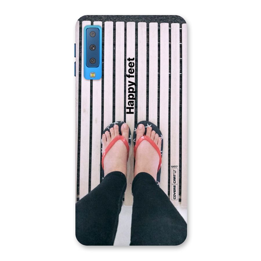 Happy Feet Back Case for Galaxy A7 (2018)