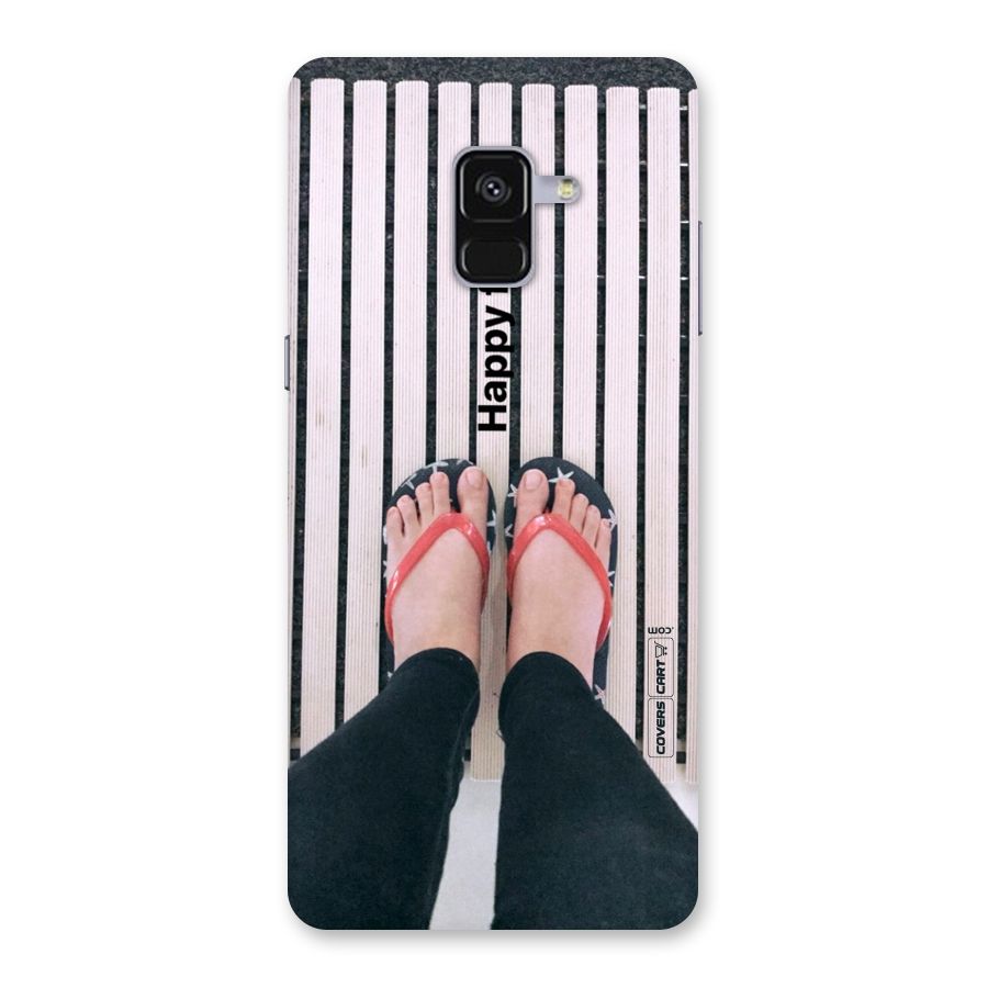 Happy Feet Back Case for Galaxy A8 Plus