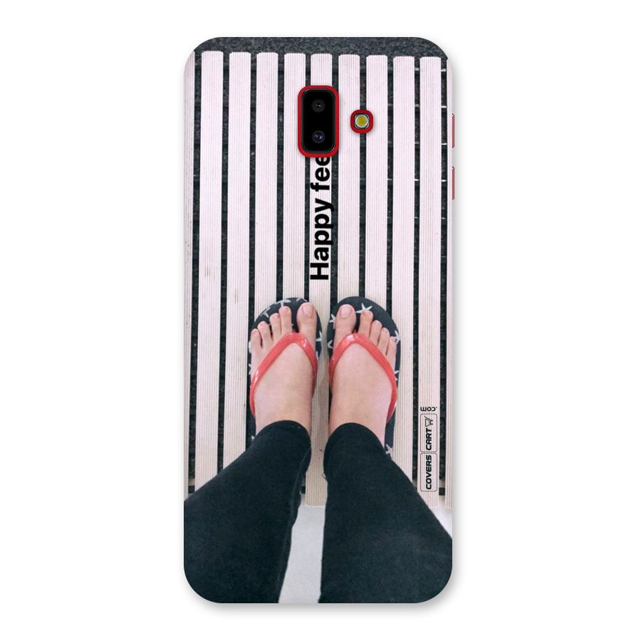 Happy Feet Back Case for Galaxy J6 Plus