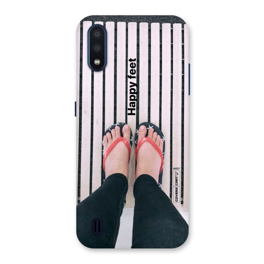 Happy Feet Back Case for Galaxy M01