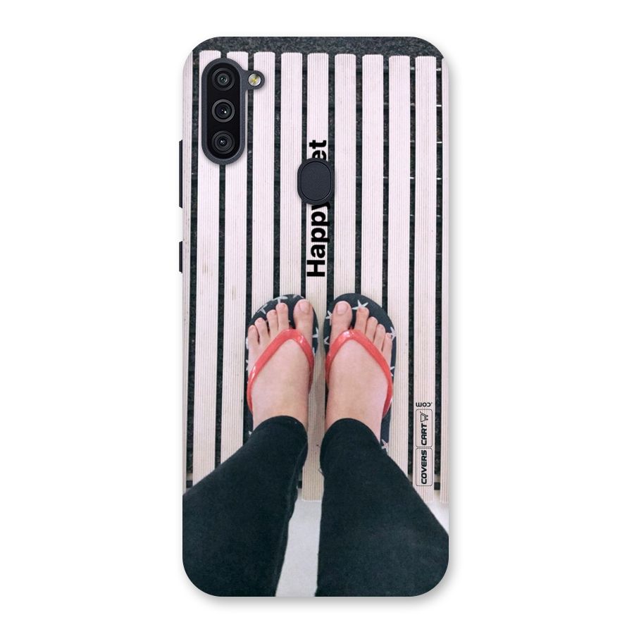 Happy Feet Back Case for Galaxy M11