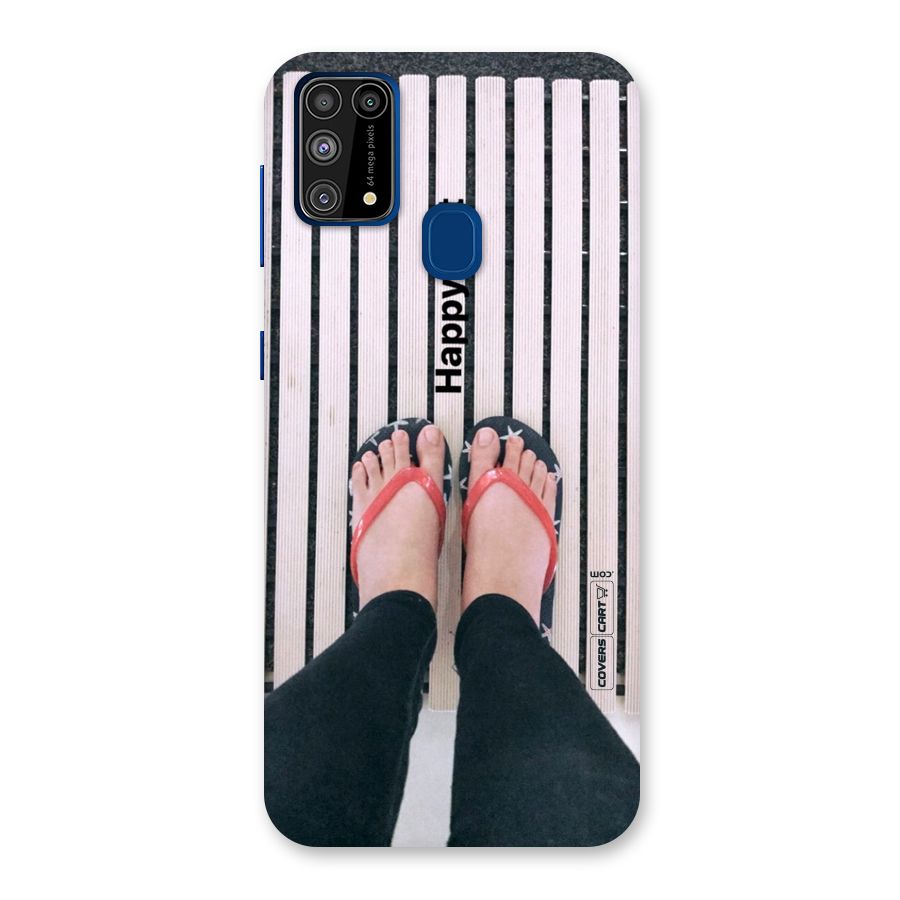 Happy Feet Back Case for Galaxy M31