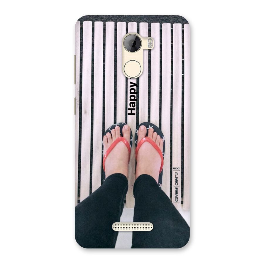 Happy Feet Back Case for Gionee A1 LIte