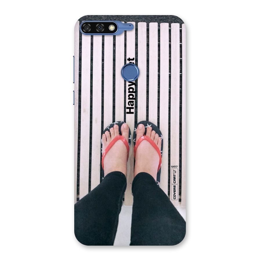 Happy Feet Back Case for Honor 7C