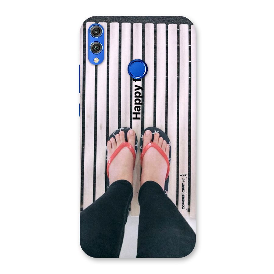 Happy Feet Back Case for Honor 8X