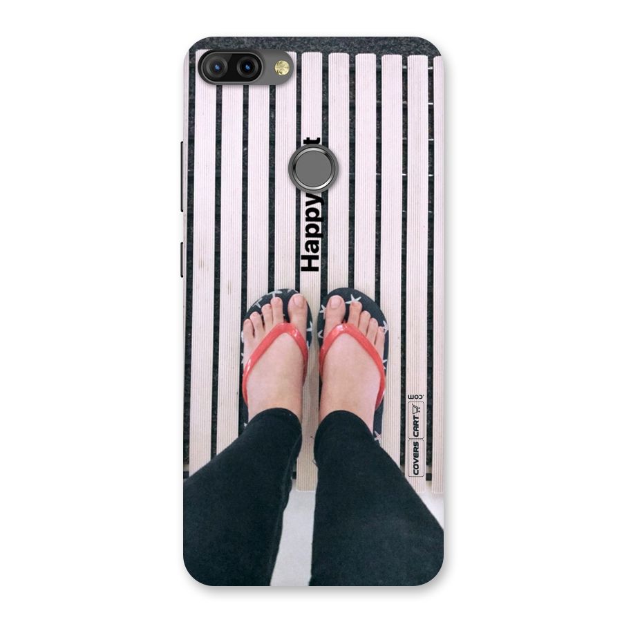 Happy Feet Back Case for Infinix Hot 6 Pro