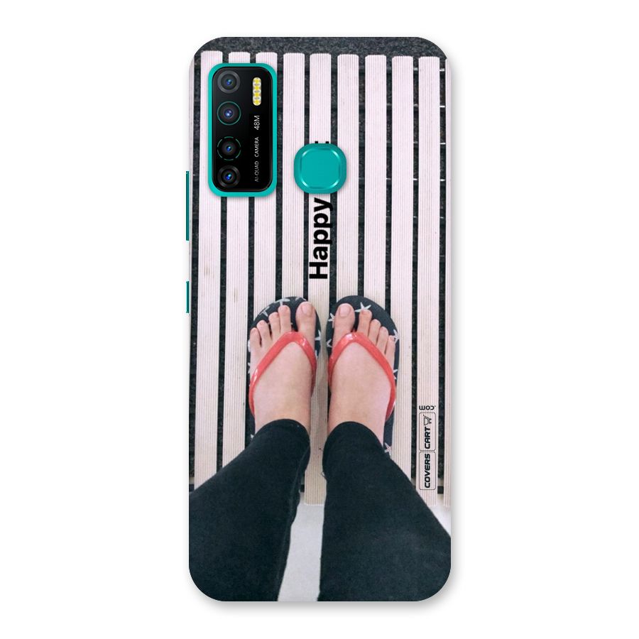 Happy Feet Back Case for Infinix Hot 9 Pro