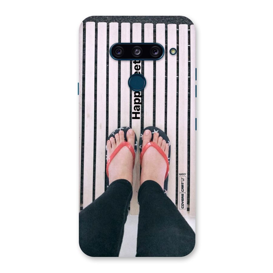 Happy Feet Back Case for LG  V40 ThinQ
