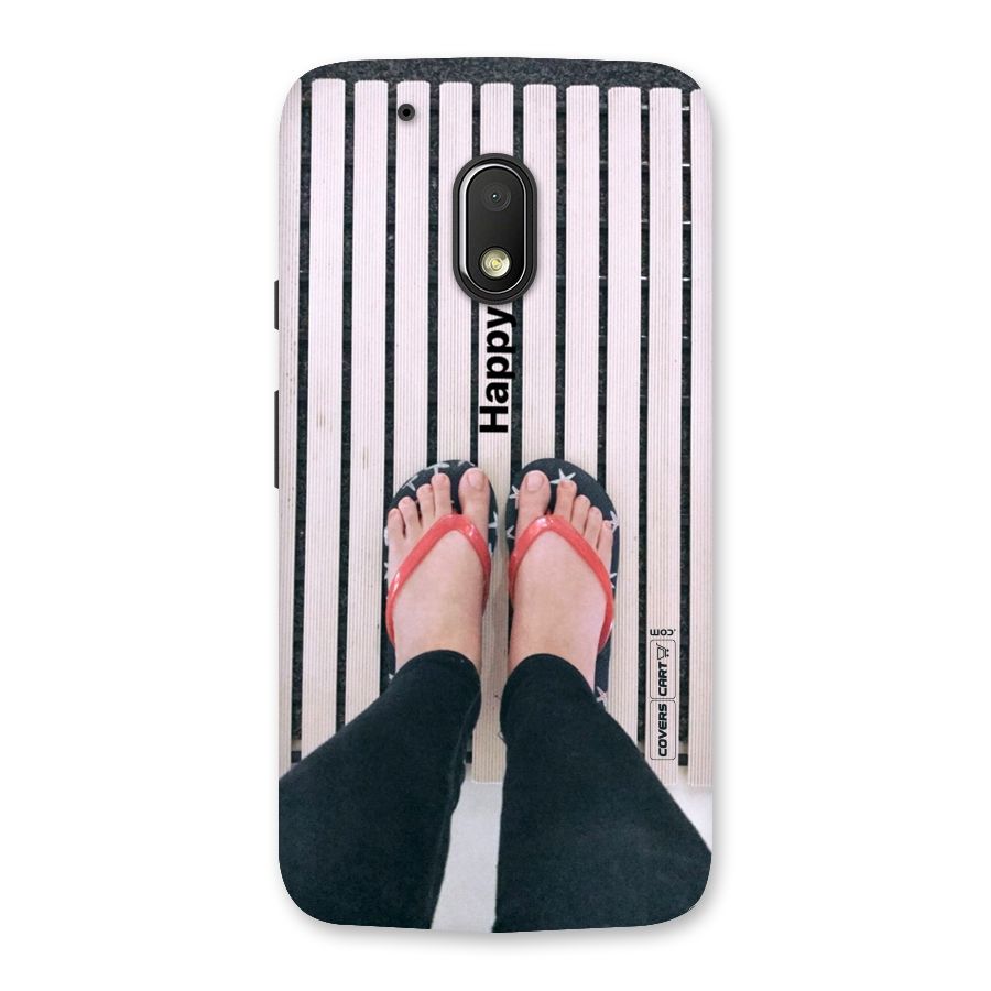 Happy Feet Back Case for Moto G4 Play