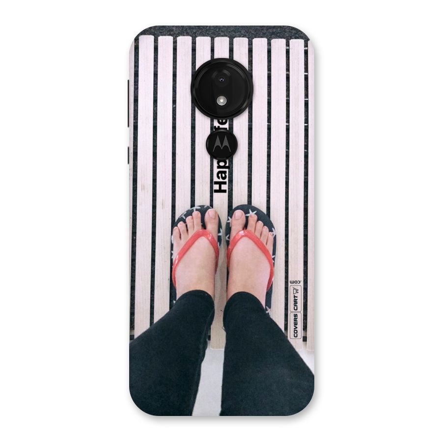Happy Feet Back Case for Moto G7 Power