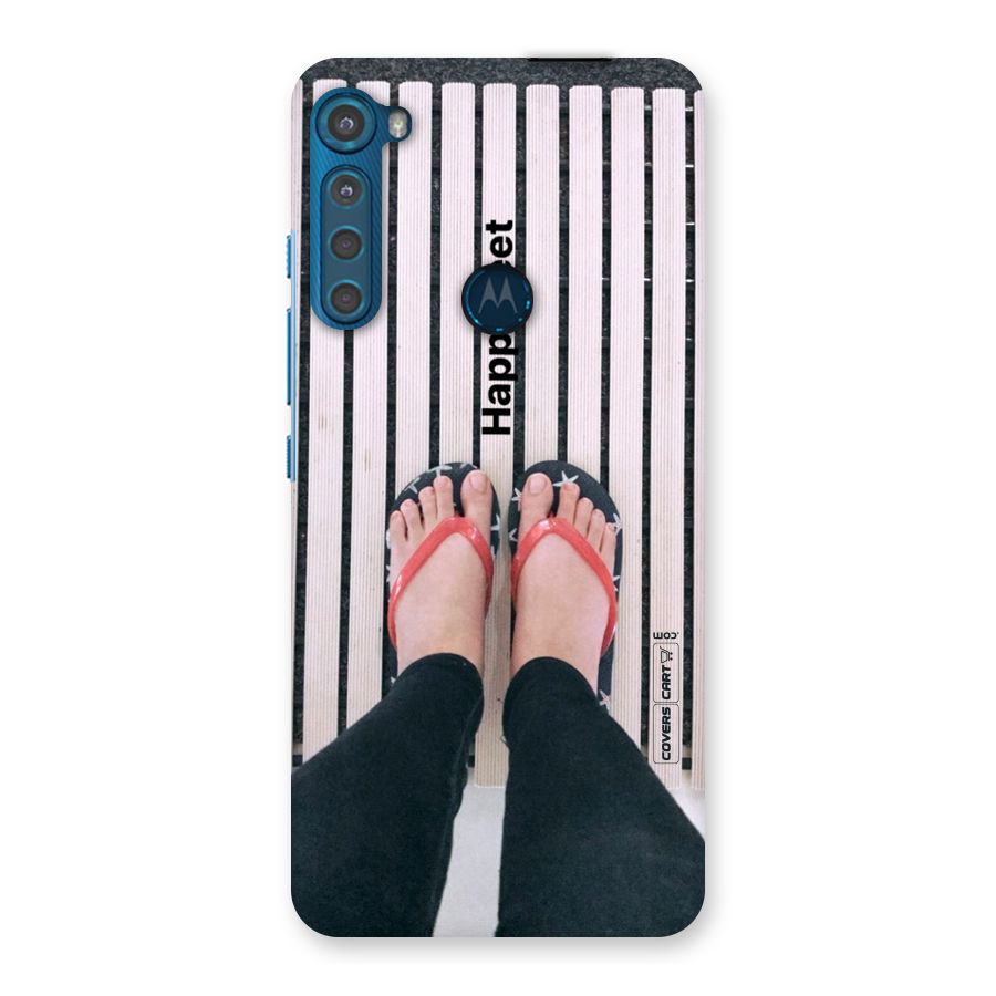 Happy Feet Back Case for Motorola One Fusion Plus