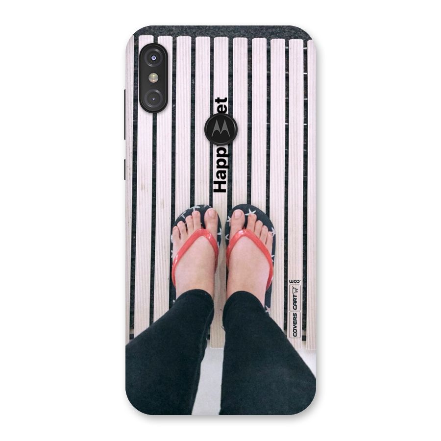 Happy Feet Back Case for Motorola One Power