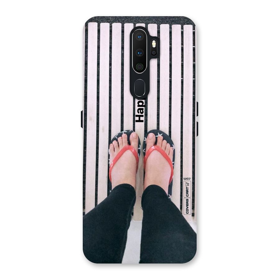 Happy Feet Back Case for Oppo A5 (2020)
