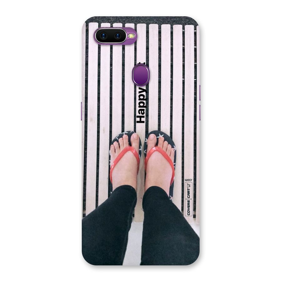 Happy Feet Back Case for Oppo F9