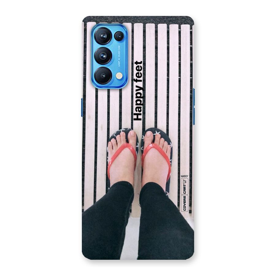 Happy Feet Back Case for Oppo Reno5 Pro 5G