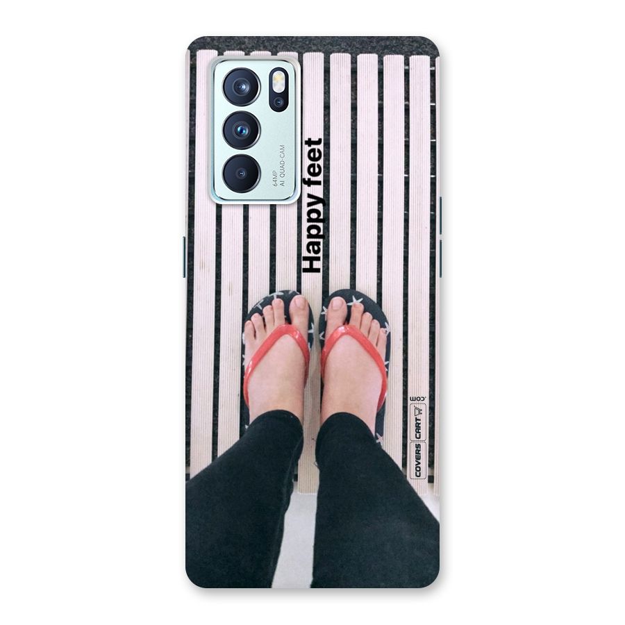 Happy Feet Back Case for Oppo Reno6 Pro 5G