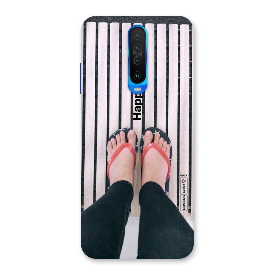 Happy Feet Back Case for Poco X2