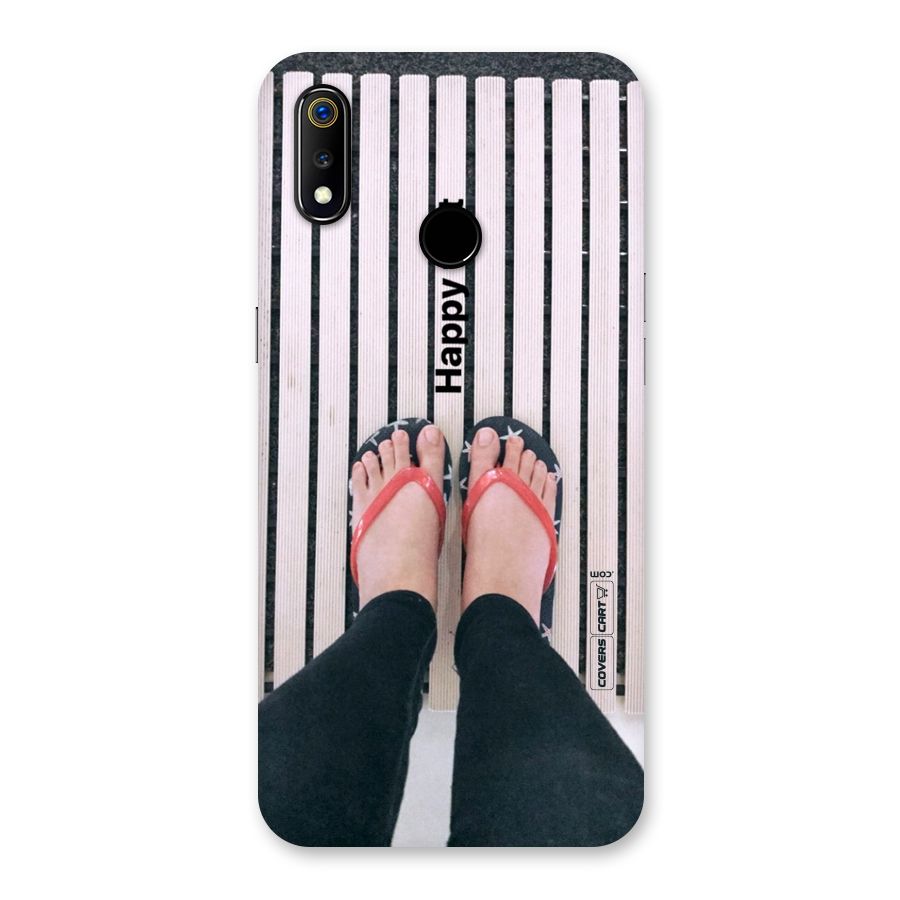Happy Feet Back Case for Realme 3