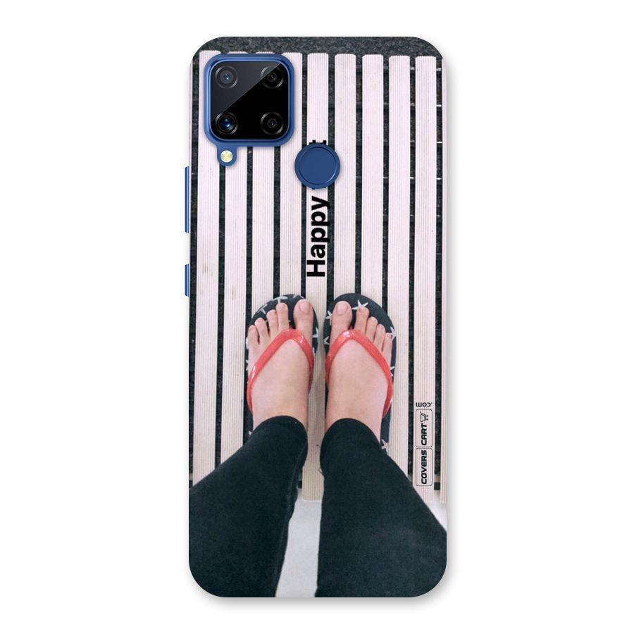 Happy Feet Back Case for Realme C15