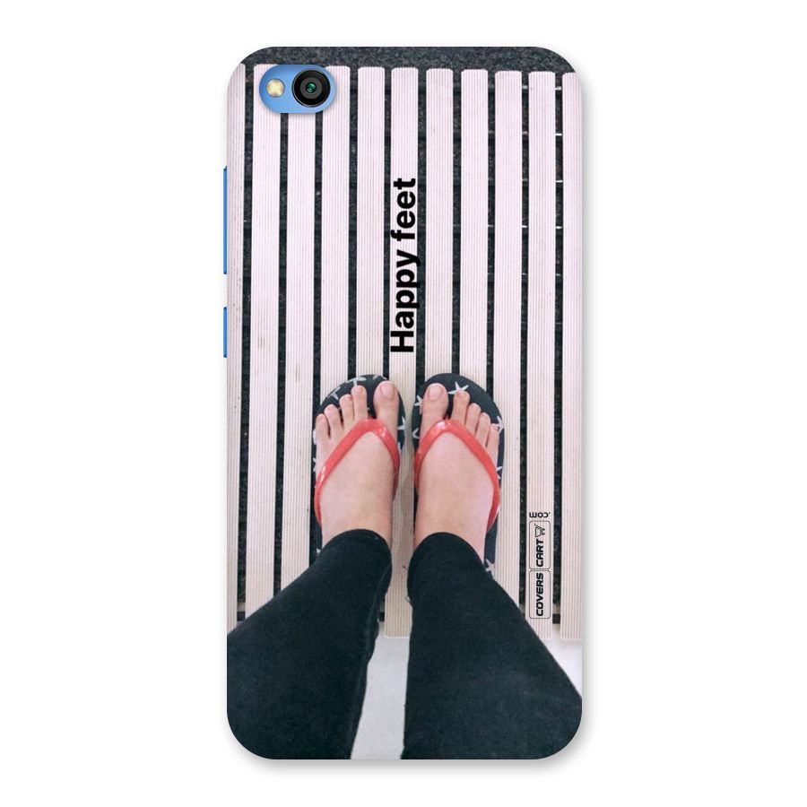 Happy Feet Back Case for Redmi Go