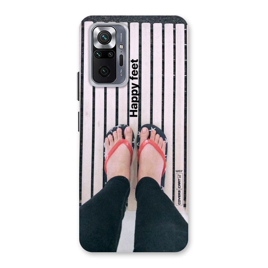 Happy Feet Back Case for Redmi Note 10 Pro Max