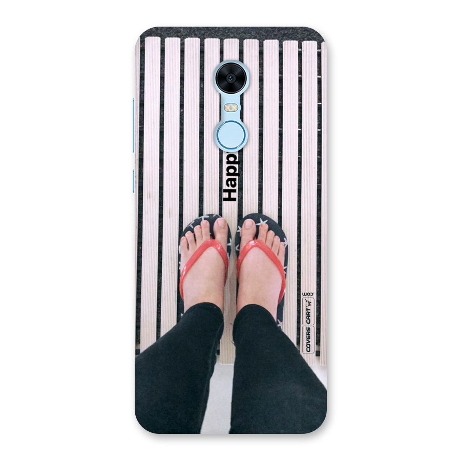 Happy Feet Back Case for Redmi Note 5