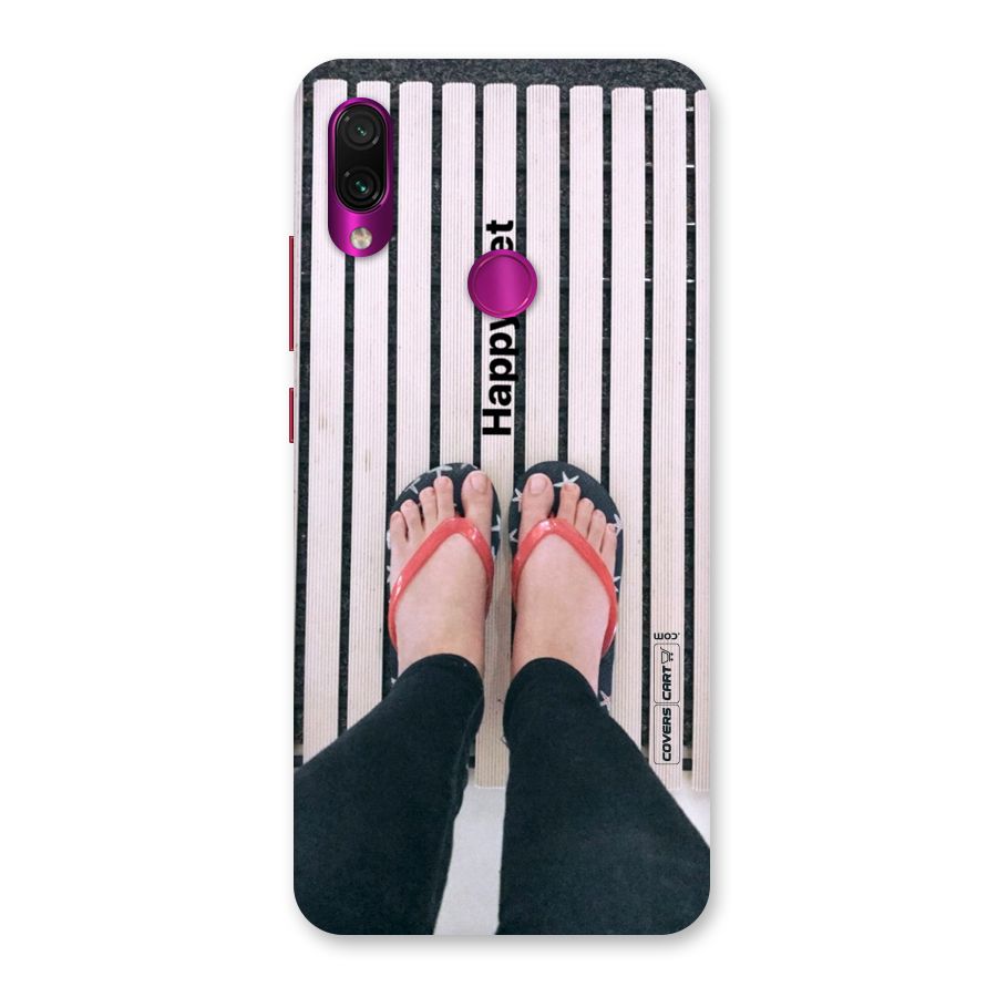 Happy Feet Back Case for Redmi Note 7 Pro