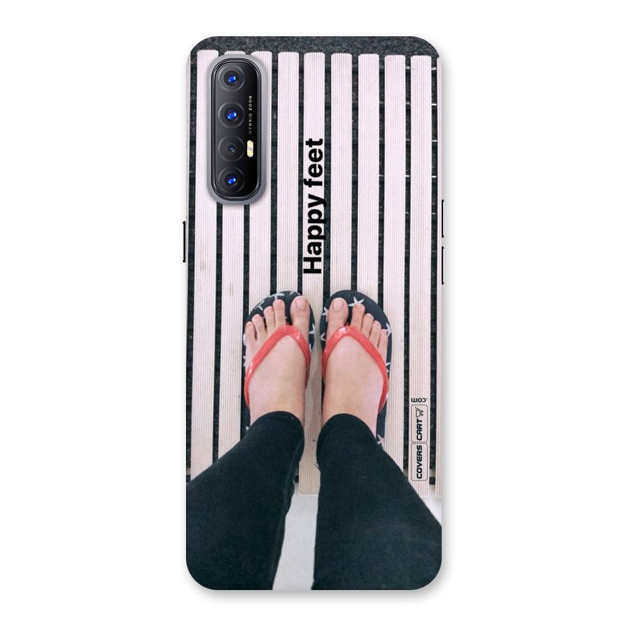 Happy Feet Back Case for Reno3 Pro