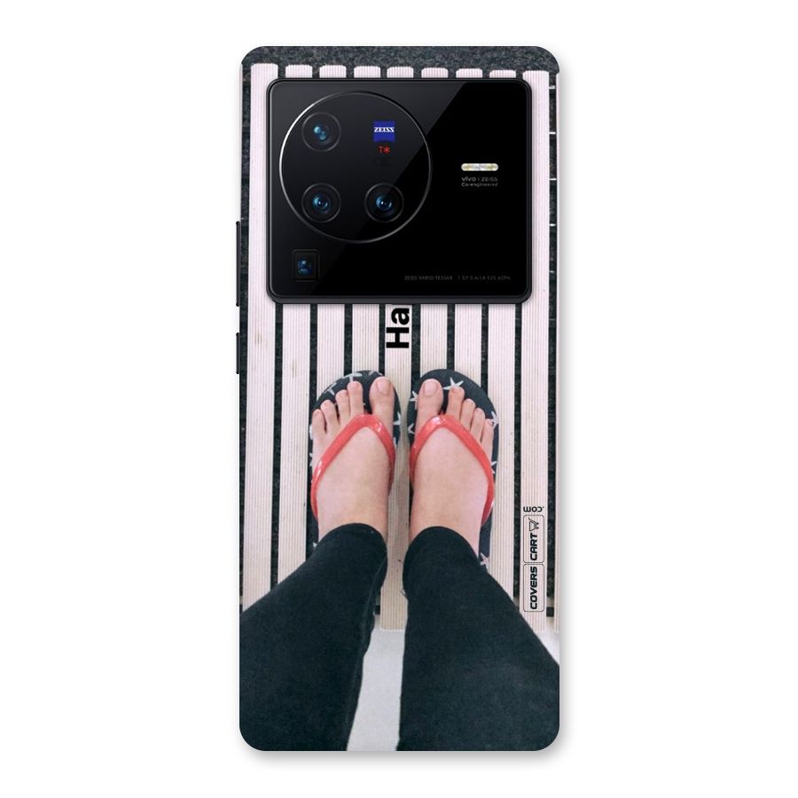Happy Feet Back Case for Vivo X80 Pro