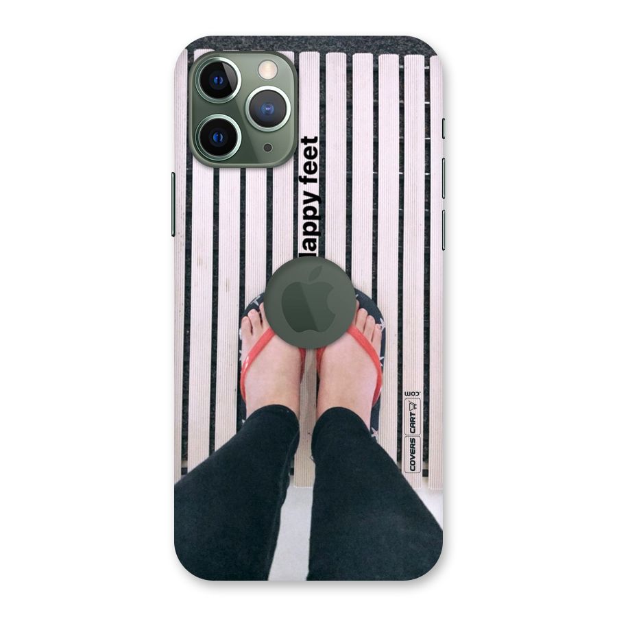 Happy Feet Back Case for iPhone 11 Pro Logo  Cut