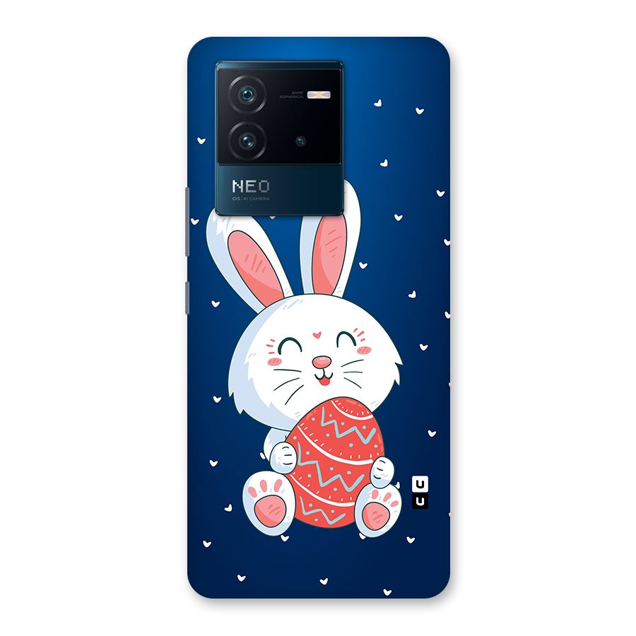 Happy Festive Bunny Back Case for Vivo iQOO Neo 6 5G