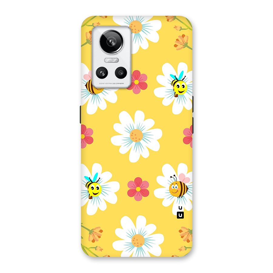 Happy Flowers Back Case for Realme GT Neo 3