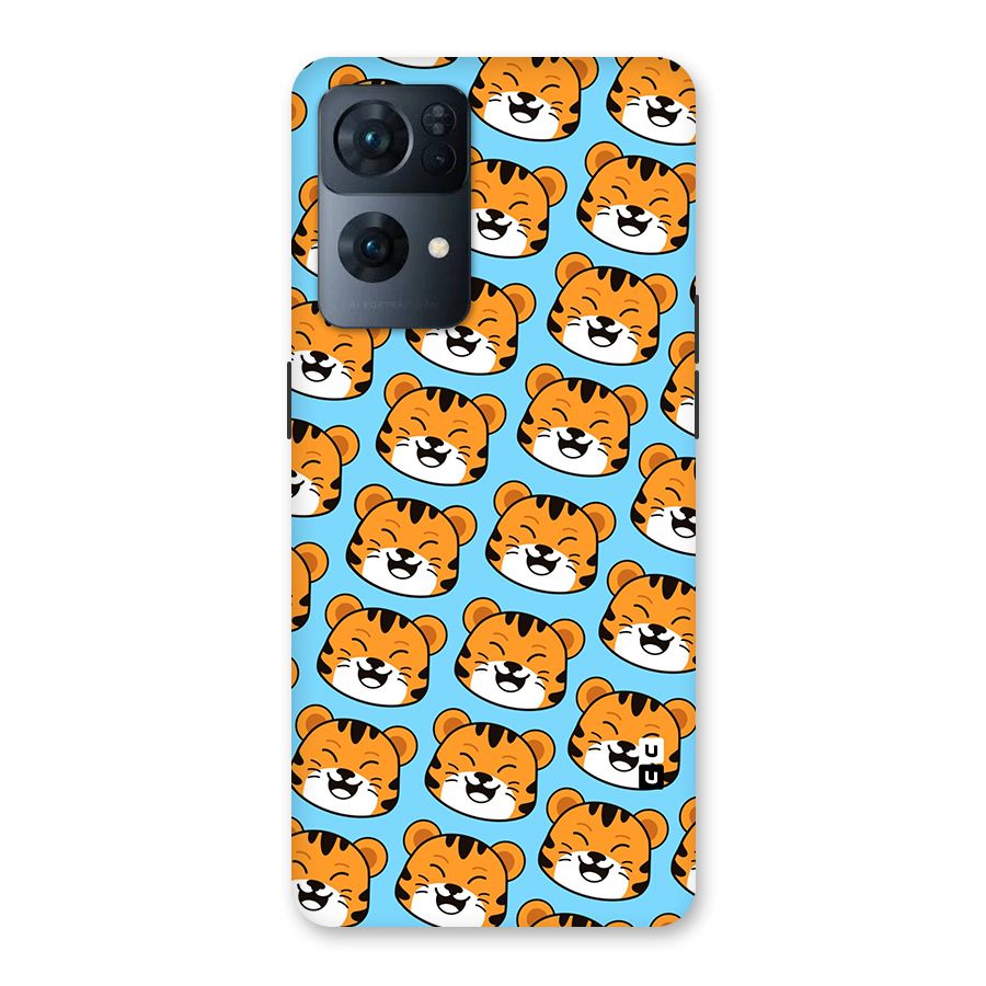 Happy Kitten Pattern Back Case for Oppo Reno7 Pro 5G