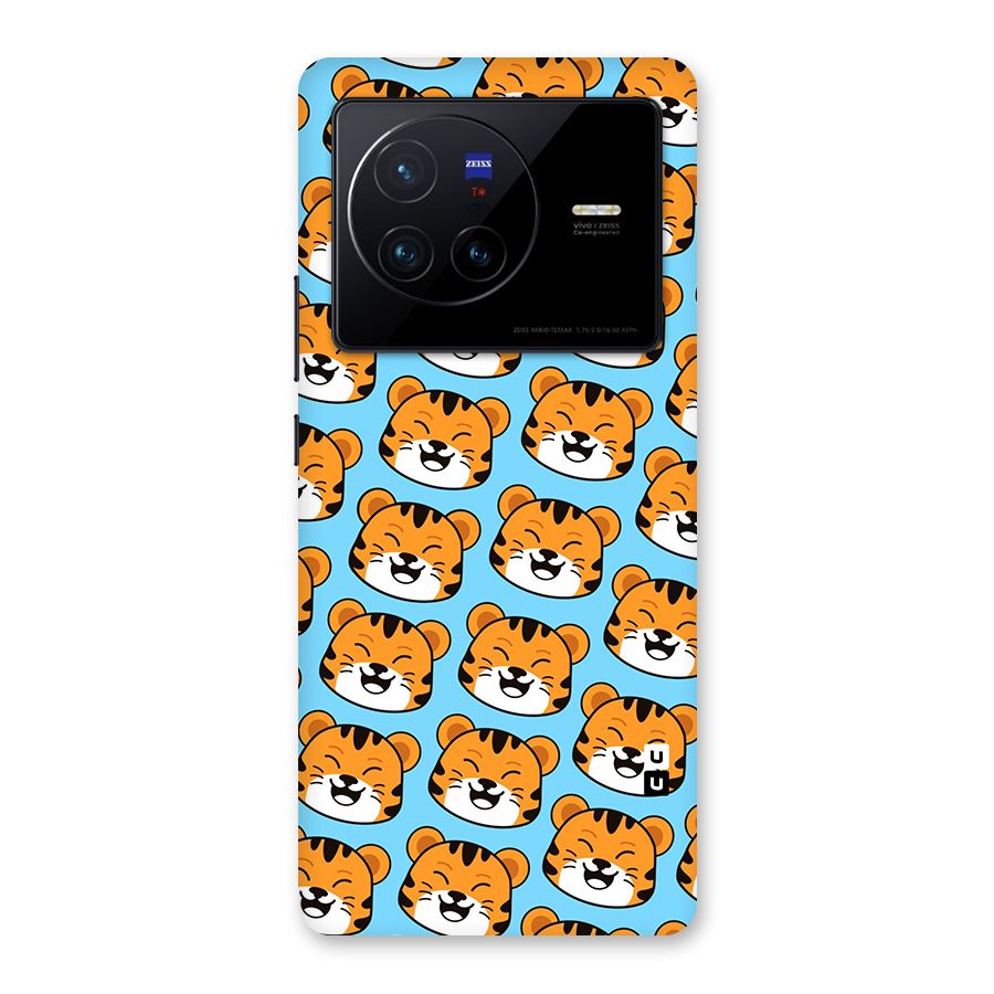 Happy Kitten Pattern Back Case for Vivo X80