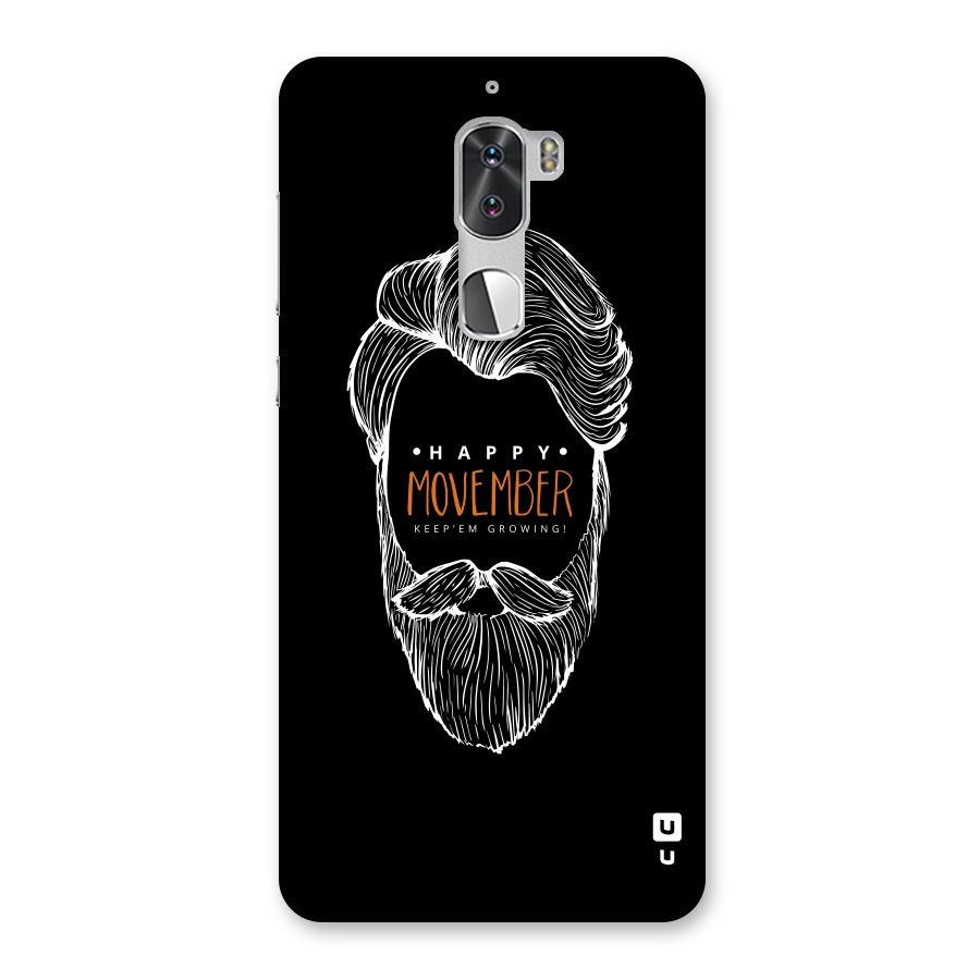 Happy Movember Black Back Case for Coolpad Cool 1