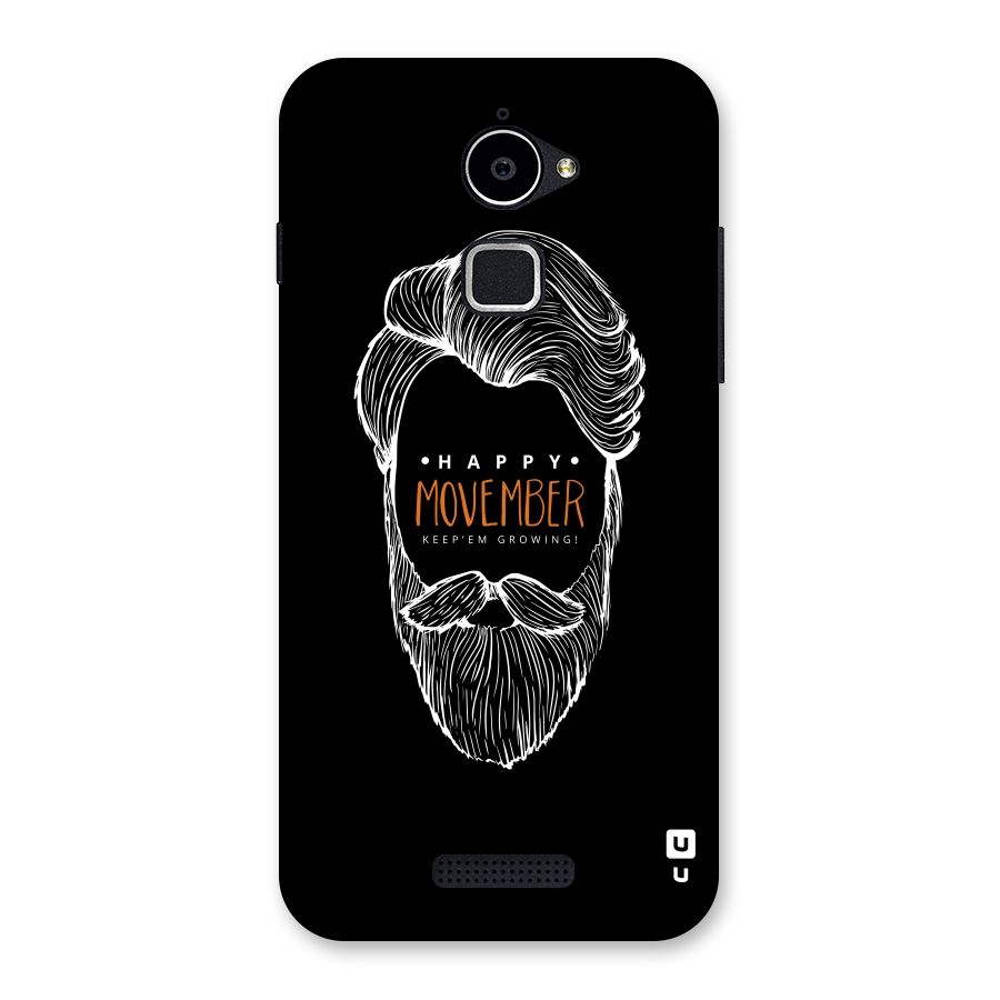 Happy Movember Black Back Case for Coolpad Note 3 Lite