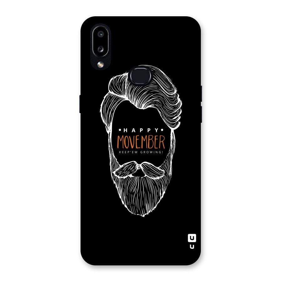 Happy Movember Black Back Case for Galaxy A10s