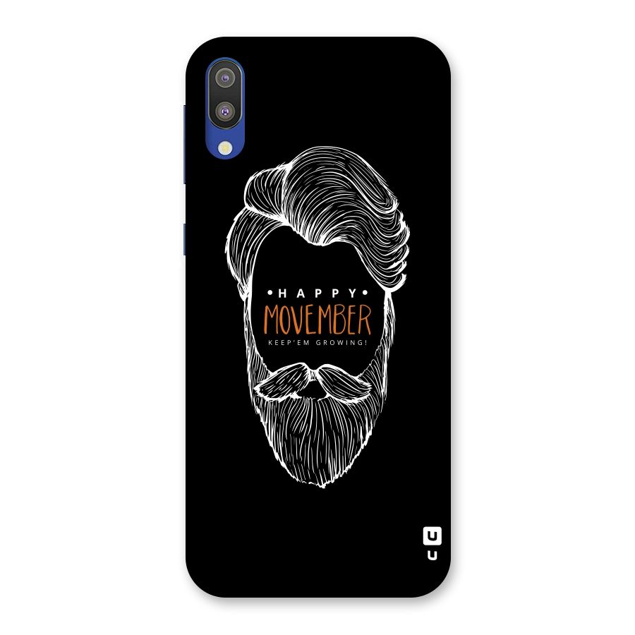 Happy Movember Black Back Case for Galaxy M10
