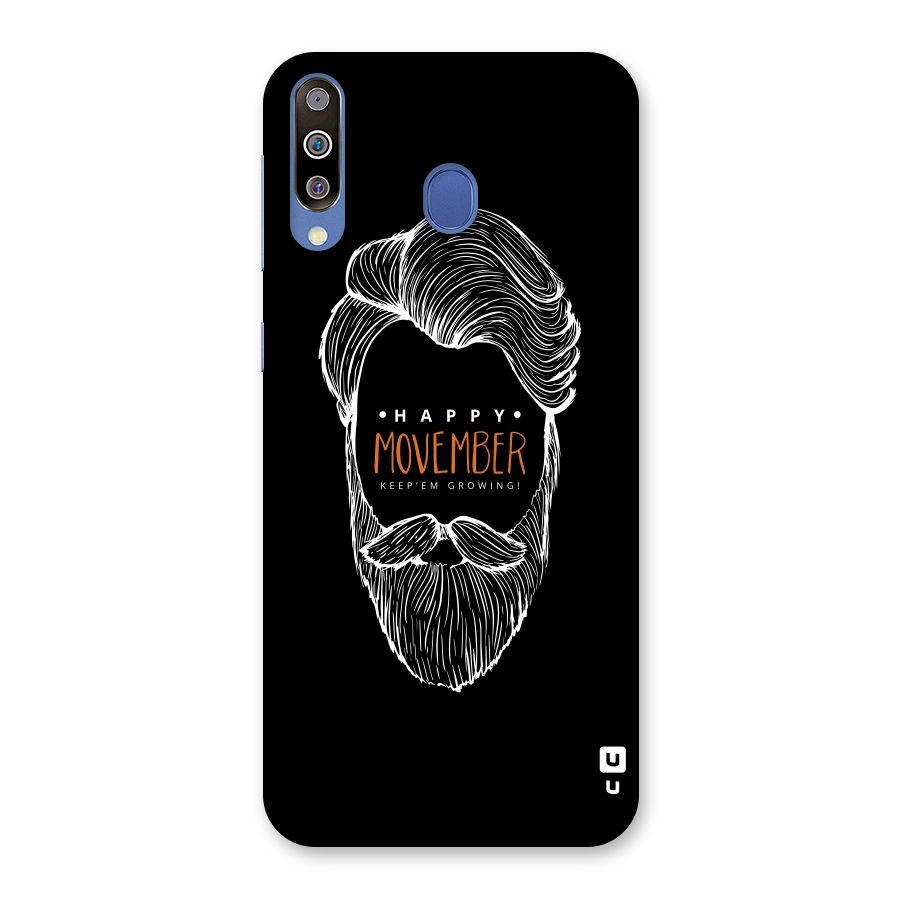 Happy Movember Black Back Case for Galaxy M30