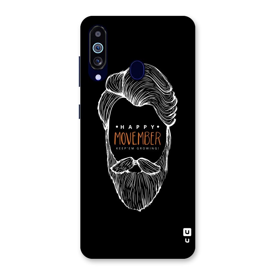 Happy Movember Black Back Case for Galaxy M40