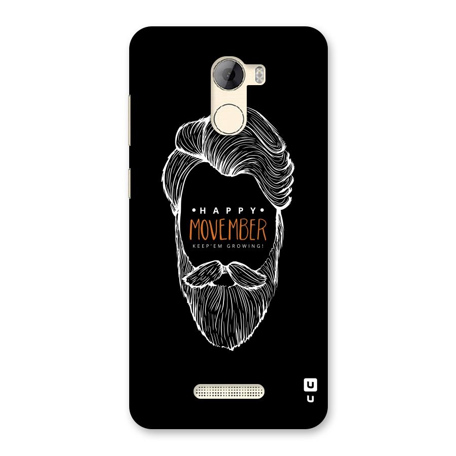Happy Movember Black Back Case for Gionee A1 LIte