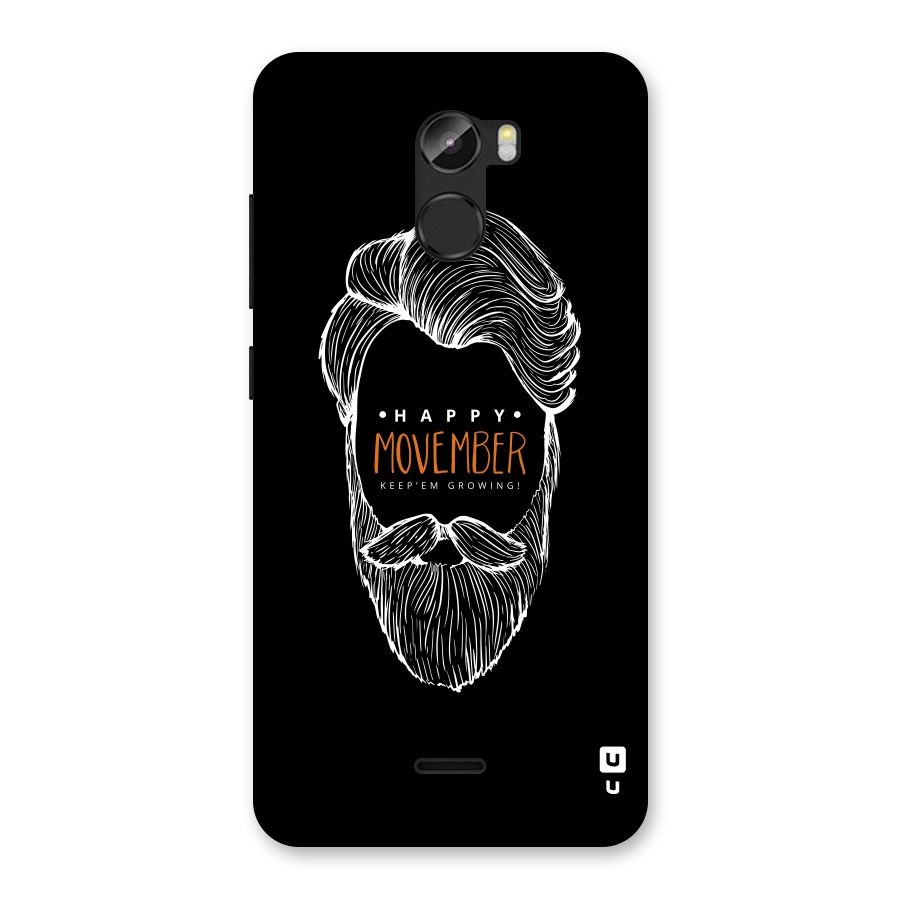 Happy Movember Black Back Case for Gionee X1