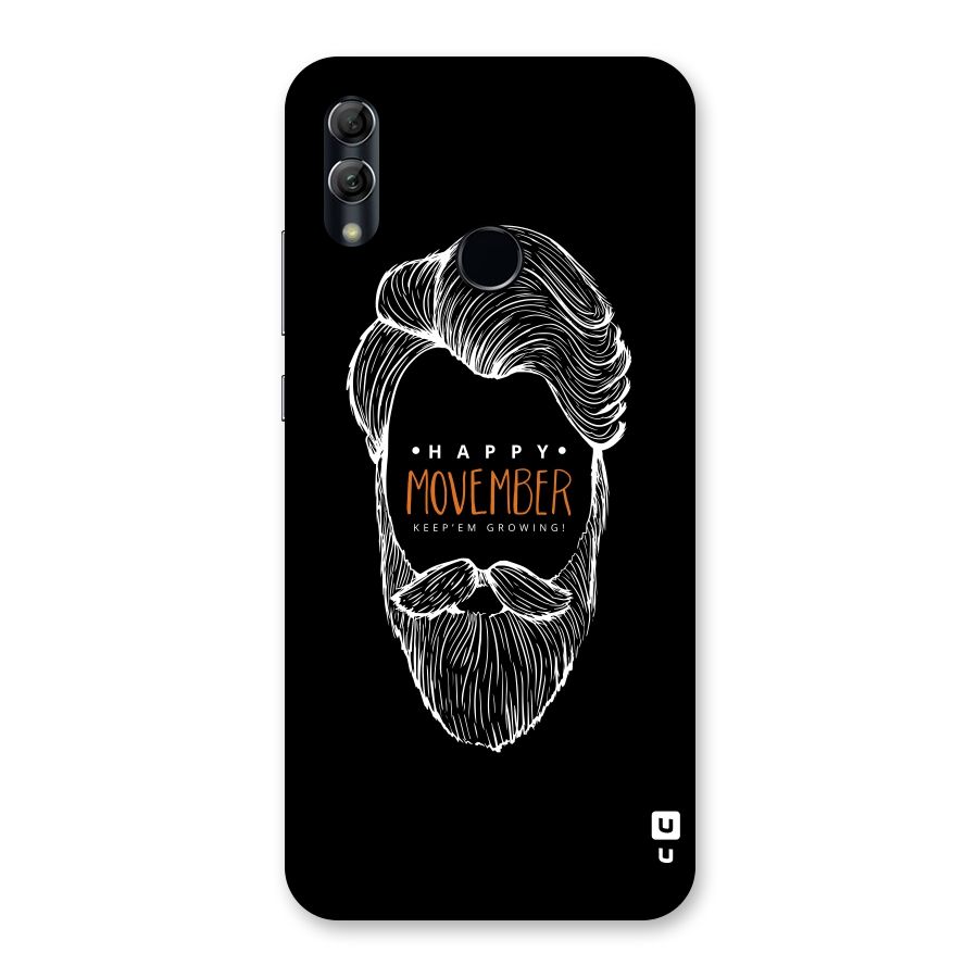 Happy Movember Black Back Case for Honor 10 Lite