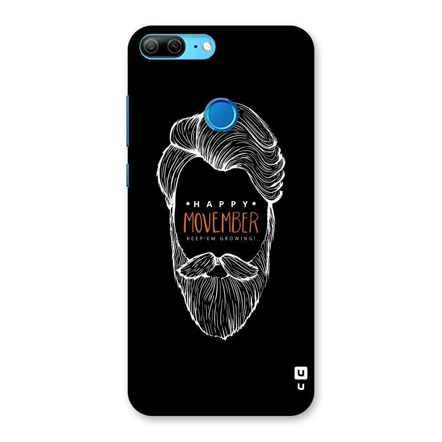 Happy Movember Black Back Case for Honor 9 Lite